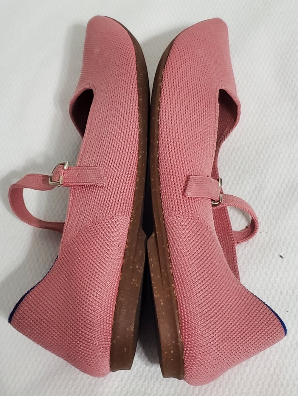 Rothy's The Point Mary Jane Flats Tulip Pink Size 7.5 - Picture 5 of 8